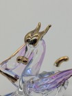 Vtg Baron Hand Blown Glass Dragon Jewel Holder Medieval Art Sculpture 