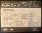 Autographed 2000 Dale Earnhardt Sr Nascar Hero Card 