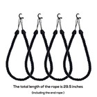 Curtain Tiebacks Ropes 4 Pack  Decorative Handmade Tie Backs Curtain Holdback   