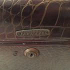 Old Vintage Samsonite Shwayder Bros   Style 4112 Travel  Train  Cosmetic Case
