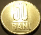 Romania  2005 50 Bani Gem Unc minted In Bucharest free Shipping 