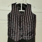 Boy s 3t Black   Maroon Vest And Dress Pants Outfit  Wedding Ring Bearer Church