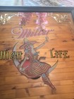 Rare  Miller High Life Vintage Girl On The Moon Witch Beer Mirror Bar Sign 24x18