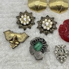 Dress Clip Shoe Clip Lot Of 12 Pieces Vintage To Now Mixed Styles