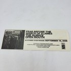 Fear Before The March Of Flames Sticker The Always Open Mouth Promo 2006 Vintage