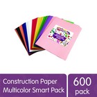 Colorations Color Construction Paper Smart Pack Assorted Color Paper Colored