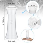 Set Of 2 Plastic Salt And Pepper Shakers With Lids Large Salt Shaker Pepper C   