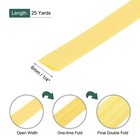1 4 Inch Double Fold Bias Tape Continuous Bulk Bias Tape Lemon Yellow 25 Yard