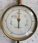 Vintage 1956 Airguide Weather Station Mid Century Wall Barometer Thermometer Vgc