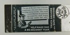 Cassell Ship By Truck Truck Drivers Are Safe Drivers Vintage Matchbook Cover