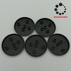 Lot Of 5 40mm Round Bases Used For Warhammer 40k   Aos Games Workshop Bitz