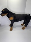 Rare 36    Melissa   Doug Rottweiler Life Size Plush Dog Black Brown - Read -