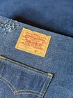 Vintage Levis 501 Denim Clipboard Binder Folder Jeans Usa Made