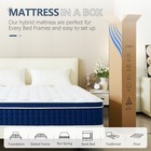 12  14 Inch Gel Memory Foam Queen Mattress Full King Size Hybrid Spring In A Box