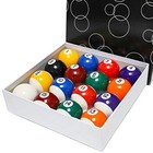 Billiard Balls Set 2-1 4  Regulation Size Pool Table Balls   16 Resin Balls 