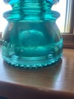 Vintage Glass Insulator By Hemingray No  43 Aqua Beautiful Collectible 