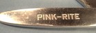 Vintage Wiss Model E Pinking Shears Sewing Scissors Pink Rite Chrome Plate