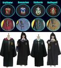 Harry Potter Children Adult Robe Cloak Gryffindor Slytherin Cosplay Costume Us