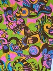 Vintage 60s Astrology Zodiac Horoscope Dress Psychedelic Groovy Retro Hippie