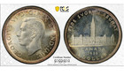 1939 Ms-63 Pq Toned Canadian Silver Dollar Coin - Pcgs Certified