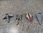 Star Wars Titanium Lot 4 Ships Micro Machine Die Cast Tie Fighter Free Ship