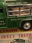 Vintage Marx Linemar Tin Litho Friction Farmers Market Green Truck Original Box