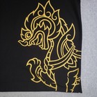 Singha Beer Polo Shirt Mens Black Gold Size S Short Sleeve