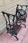 Antique   1880   s From Germany   Treadle Sewing Machine Cast Iron Base