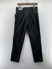Adidas Baseball Pants Black Boys L Triple Stripe Open Bottom Relaxed Fit New
