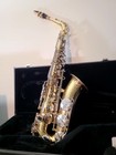 Yamaha Yas23 Alto Saxophone - Gold  strap And Reed Box Included   