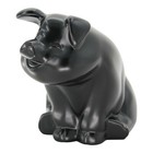 Pig Hood Ornament Black Finish Peterbilt Kenworth Freightliner Truck Universal 
