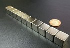 10 Neodymium 1 2  X 1 2  X 1 2  N52 Magnets Super Strong Rare Earth Blocks 