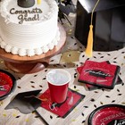 Graduate School Spirit Red Paper Beverage Napkins 108ct