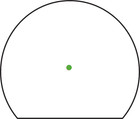 Trijicon Sro Adjustable Green Dot  2 5 Moa - Black Sro2-2500027