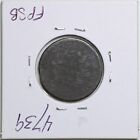 1804 1 2c Draped Bust Half Cent With Good Detail Damage  4739