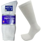Lot Of 1 3 6 12 Pair Men Loose Fit Diabetic Crew Socks Health Cotton 10-13