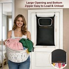 Hanging Laundry Hamper  Over The Door Laundry Hamper With Wide Opening And Fu   