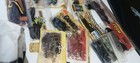 Bass Fishing Lures Soft Plastics Lot Assortment Of Worms tubes Etc  Almost 6lbs 