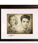 Elvis Presley And Marilyn Monroe Framed Limited Edition 11x14 Print 