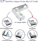 4pcs 9w8c4 3 5  To 2 5  Hdd Tray Adapter For Dell R710 R720 R730 T420 Caddy