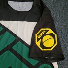 New Men s Reebok Ufc Fighter Bra Brazil Jose Aldo Jersey Shirt Green black M