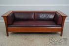 73180  Stickley Cherry Arts   Crafts Prairie Sofa
