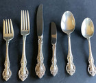 Wallace Grand Victorian 6 Piece Sterling Silver Place Setting No Monogram-pretty