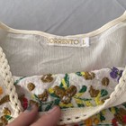 Mexican Traditional Hand Embroidered Oaxaca Peasant Floral Blouse