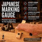 Wood Marking Gauge For Woodworking 3 5   Japanese Kebiki Scribe Tool