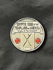 Masonic York Rite Challenge Coin Cryptic Code Templar Hooked Fraternity New 