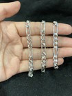  925 Sterling Silver Men s Boys Womens Girls Figaro Chain Necklace 22 