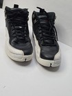 Nike Air Jordan Sneakers Youth 7y 12 Retro Black White High Top Athleisure Shoes