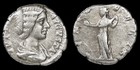 Julia Domna Wife To Septimius Severus  Venus Felix Rare In Ric Roman Silver Coin