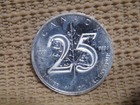 2013  5 25th Anniversary Canadian 1 Oz  9999 Silver Maple Leaf Coa84